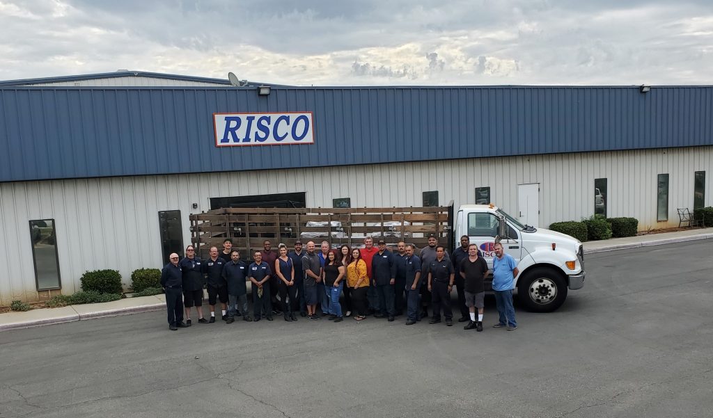 Risco Team in Front of Bldg